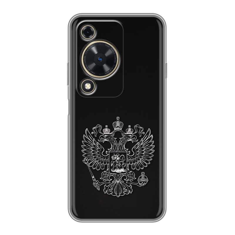 Силиконовый чехол на Huawei Nova Y72 с принтом Герб России Силиконовый чехол на Huawei Nova Y72 с принтом Герб России