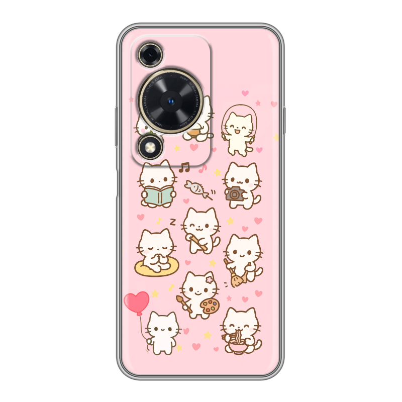 Силиконовый чехол на Huawei Nova Y72 с принтом Hello Kitty Хелоу Кити Силиконовый чехол на Huawei Nova Y72 с принтом Hello Kitty Хелоу Кити