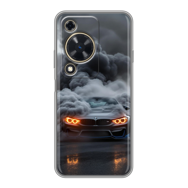 Силиконовый чехол на Huawei Nova Y72 с принтом BMW БМВ Силиконовый чехол на Huawei Nova Y72 с принтом BMW БМВ