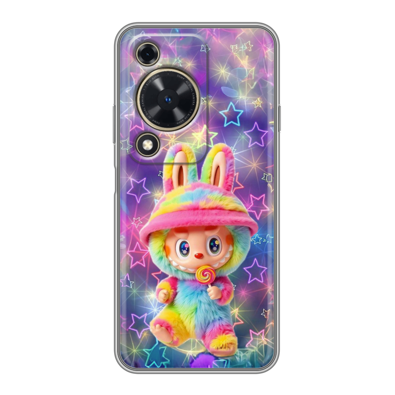 Силиконовый чехол на Huawei Nova Y72 с принтом Labubu Лабубу Силиконовый чехол на Huawei Nova Y72 с принтом Labubu Лабубу