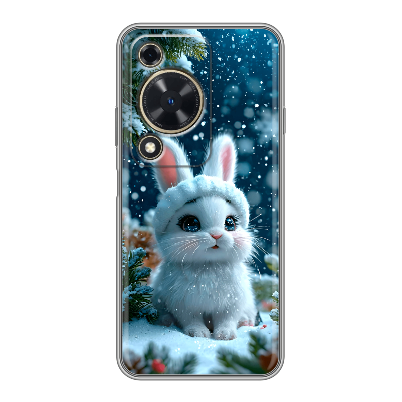 Силиконовый чехол на Huawei Nova Y72 с принтом Новый год Силиконовый чехол на Huawei Nova Y72 с принтом Новый год