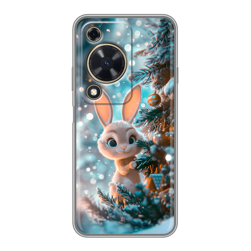 Силиконовый чехол на Huawei Nova Y72 с принтом Новый год Силиконовый чехол на Huawei Nova Y72 с принтом Новый год