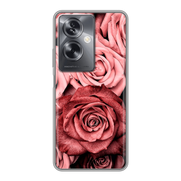 Силиконовый чехол на OnePlus Nord N30 SE 5G с принтом Цветы розы