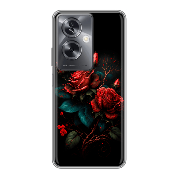 Силиконовый чехол на OnePlus Nord N30 SE 5G с принтом Розы красные Силиконовый чехол на OnePlus Nord N30 SE 5G с принтом Розы красные