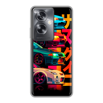 Силиконовый чехол на OnePlus Nord N30 SE 5G с принтом Гоночные машины Силиконовый чехол на OnePlus Nord N30 SE 5G с принтом Гоночные машины