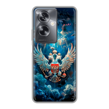 Силиконовый чехол на OnePlus Nord N30 SE 5G с принтом Герб флаг России Силиконовый чехол на OnePlus Nord N30 SE 5G с принтом Герб флаг России
