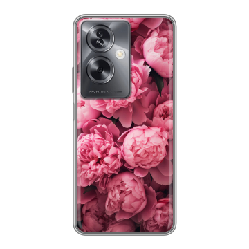 Силиконовый чехол на OnePlus Nord N30 SE 5G с принтом цветы пионы Силиконовый чехол на OnePlus Nord N30 SE 5G с принтом цветы пионы