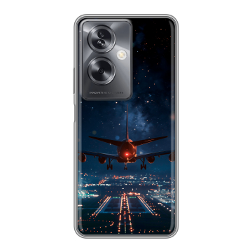 Силиконовый чехол на OnePlus Nord N30 SE 5G с принтом самолет Силиконовый чехол на OnePlus Nord N30 SE 5G с принтом самолет