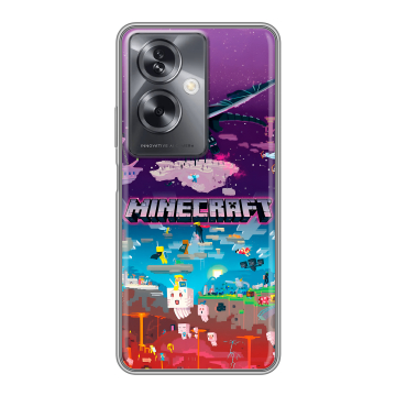 Силиконовый чехол на OnePlus Nord N30 SE 5G с принтом Майнкрафт Minecraft Силиконовый чехол на OnePlus Nord N30 SE 5G с принтом Майнкрафт Minecraft