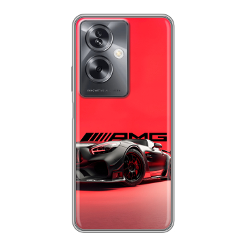Силиконовый чехол на OnePlus Nord N30 SE 5G с принтом Мерседес Mercedes AMG