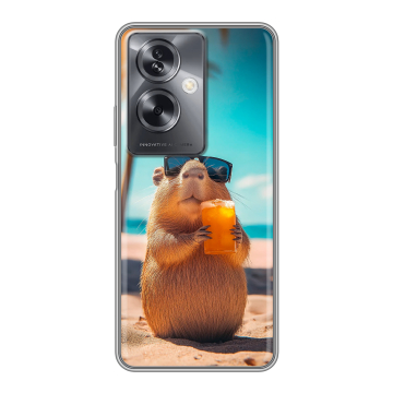 Силиконовый чехол на OnePlus Nord N30 SE 5G с принтом Капибара Силиконовый чехол на OnePlus Nord N30 SE 5G с принтом Капибара
