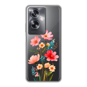 Силиконовый чехол на OnePlus Nord N30 SE 5G с принтом Цветы