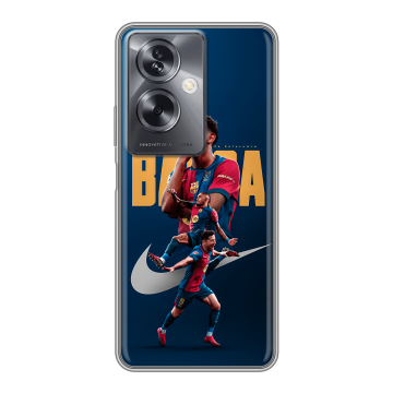 Силиконовый чехол на OnePlus Nord N30 SE 5G с принтом Барселона Barca Yamal Силиконовый чехол на OnePlus Nord N30 SE 5G с принтом Барселона Barca Yamal