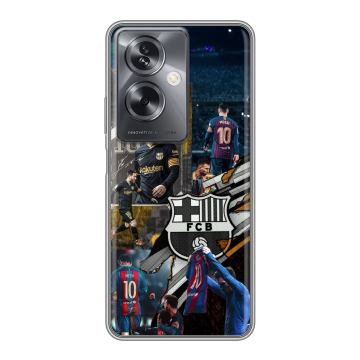 Силиконовый чехол на OnePlus Nord N30 SE 5G с принтом Messi Barcelona Силиконовый чехол на OnePlus Nord N30 SE 5G с принтом Messi Barcelona