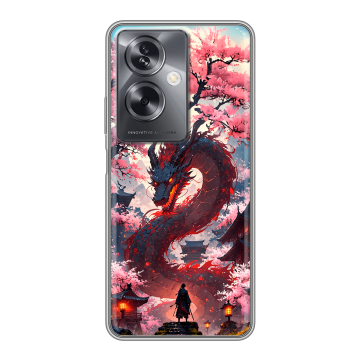 Силиконовый чехол на OnePlus Nord N30 SE 5G с принтом Дракон Японский Силиконовый чехол на OnePlus Nord N30 SE 5G с принтом Дракон Японский