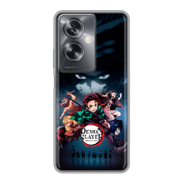 Силиконовый чехол на OnePlus Nord N30 SE 5G с принтом Demon Slayer Клинок рассекающий демонов Силиконовый чехол на OnePlus Nord N30 SE 5G с принтом Demon Slayer Клинок рассекающий демонов