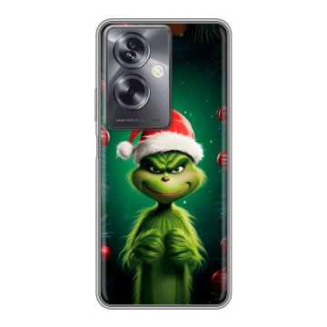 Силиконовый чехол на OnePlus Nord N30 SE 5G с принтом Гринч Новый год Рождество