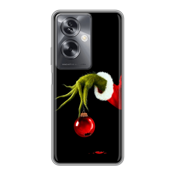 Силиконовый чехол на OnePlus Nord N30 SE 5G с принтом Новый год Гринч