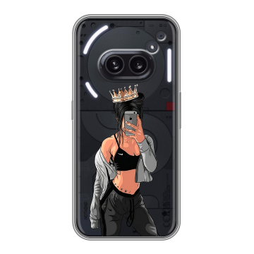Силиконовый чехол на Nothing Phone (2a) с принтом Женские принты Силиконовый чехол на Nothing Phone (2a) с принтом Женские принты