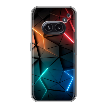 Силиконовый чехол на Nothing Phone (2a) с принтом Абстракция неон Силиконовый чехол на Nothing Phone (2a) с принтом Абстракция неон