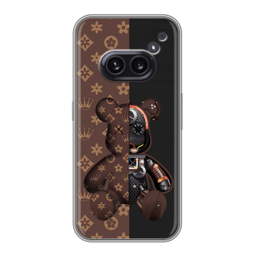 Силиконовый чехол на Nothing Phone (2a) с принтом Луи робот Силиконовый чехол на Nothing Phone (2a) с принтом Луи робот
