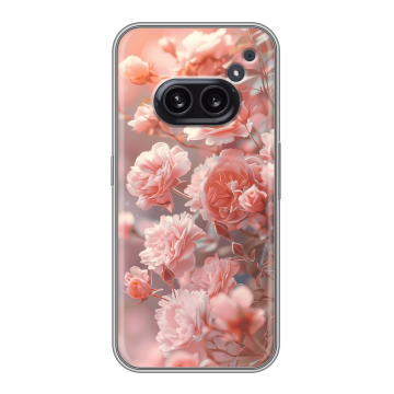 Силиконовый чехол на Nothing Phone (2a) с принтом Розовые розы Силиконовый чехол на Nothing Phone (2a) с принтом Розовые розы
