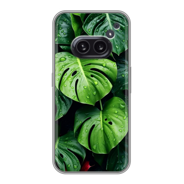 Силиконовый чехол на Nothing Phone (2a) с принтом Листья Силиконовый чехол на Nothing Phone (2a) с принтом Листья