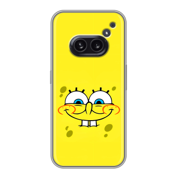 Силиконовый чехол на Nothing Phone (2a) с принтом спанчбоб спанч боб