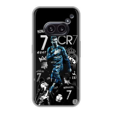 Силиконовый чехол на Nothing Phone (2a) с принтом Реал Роналдо