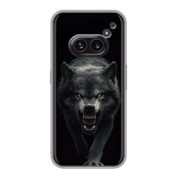 Силиконовый чехол на Nothing Phone (2a) с принтом Волк Силиконовый чехол на Nothing Phone (2a) с принтом Волк