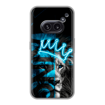 Силиконовый чехол на Nothing Phone (2a) с принтом Король лев