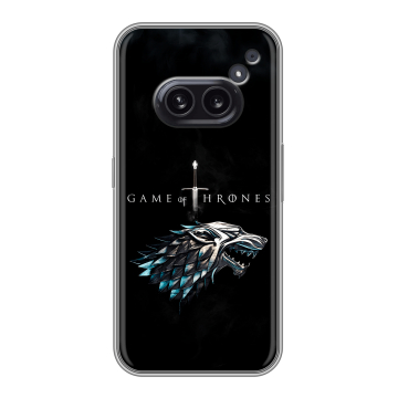 Силиконовый чехол на Nothing Phone (2a) с принтом Игра Престолов Game Thrones Силиконовый чехол на Nothing Phone (2a) с принтом Игра Престолов Game Thrones