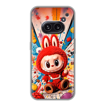 Силиконовый чехол на Nothing Phone (2a) с принтом Labubu Лабубу Силиконовый чехол на Nothing Phone (2a) с принтом Labubu Лабубу