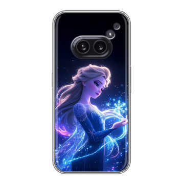 Силиконовый чехол на Nothing Phone (2a) с принтом Холодное сердце Frozen Силиконовый чехол на Nothing Phone (2a) с принтом Холодное сердце Frozen