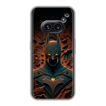 Силиконовый чехол на Nothing Phone (2a) с принтом Batman Бэтмен