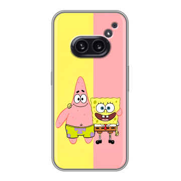Силиконовый чехол на Nothing Phone (2a) с принтом Спанч боб Спанчбоб Силиконовый чехол на Nothing Phone (2a) с принтом Спанч боб Спанчбоб