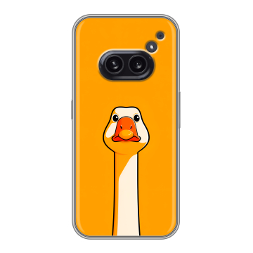Силиконовый чехол на Nothing Phone (2a) с принтом Смешная утка