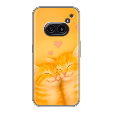 Силиконовый чехол на Nothing Phone (2a) с принтом Милые котята Силиконовый чехол на Nothing Phone (2a) с принтом Милые котята