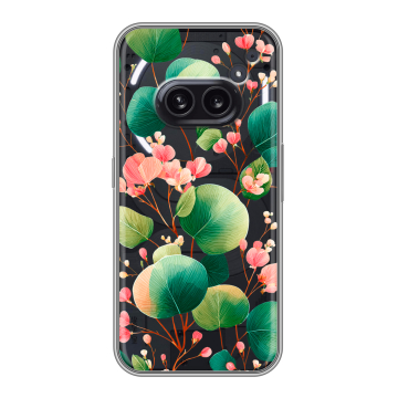 Силиконовый чехол на Nothing Phone (2a) с принтом женский