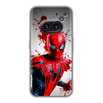 Силиконовый чехол на Nothing Phone (2a) с принтом Spiderman Человек паук Силиконовый чехол на Nothing Phone (2a) с принтом Spiderman Человек паук