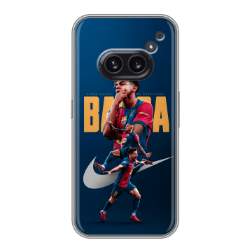 Силиконовый чехол на Nothing Phone (2a) с принтом Барселона Barca Yamal Силиконовый чехол на Nothing Phone (2a) с принтом Барселона Barca Yamal