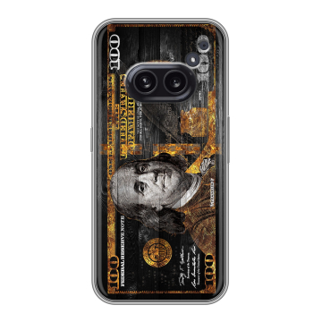 Силиконовый чехол на Nothing Phone (2a) с принтом Доллар деньги Силиконовый чехол на Nothing Phone (2a) с принтом Доллар деньги