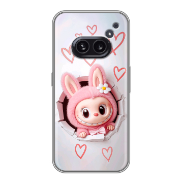 Силиконовый чехол на Nothing Phone (2a) с принтом Labubu Лабубу