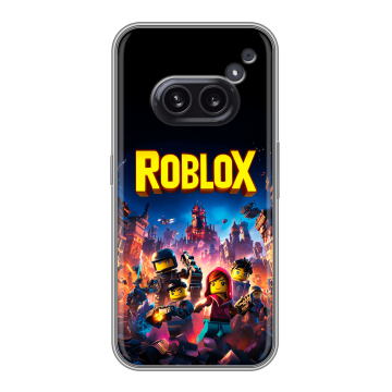 Силиконовый чехол на Nothing Phone (2a) с принтом Roblox Роблокс Силиконовый чехол на Nothing Phone (2a) с принтом Roblox Роблокс