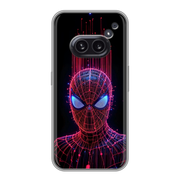 Силиконовый чехол на Nothing Phone (2a) с принтом Spiderman Человек паук Силиконовый чехол на Nothing Phone (2a) с принтом Spiderman Человек паук