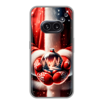 Силиконовый чехол на Nothing Phone (2a) с принтом Новый год
