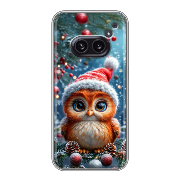 Силиконовый чехол на Nothing Phone (2a) с принтом Новый год