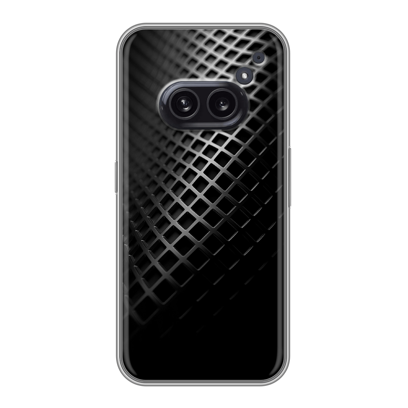 Силиконовый чехол на Nothing Phone (2a) с принтом Текстура металла Силиконовый чехол на Nothing Phone (2a) с принтом Текстура металла