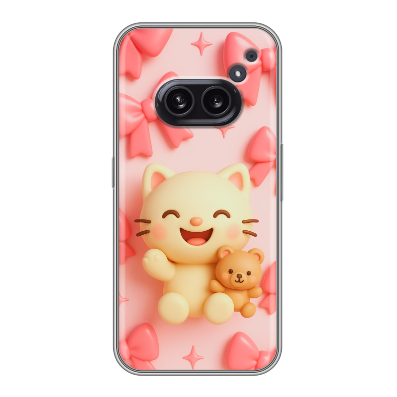 Силиконовый чехол на Nothing Phone (2a) с принтом для девочек Силиконовый чехол на Nothing Phone (2a) с принтом для девочек