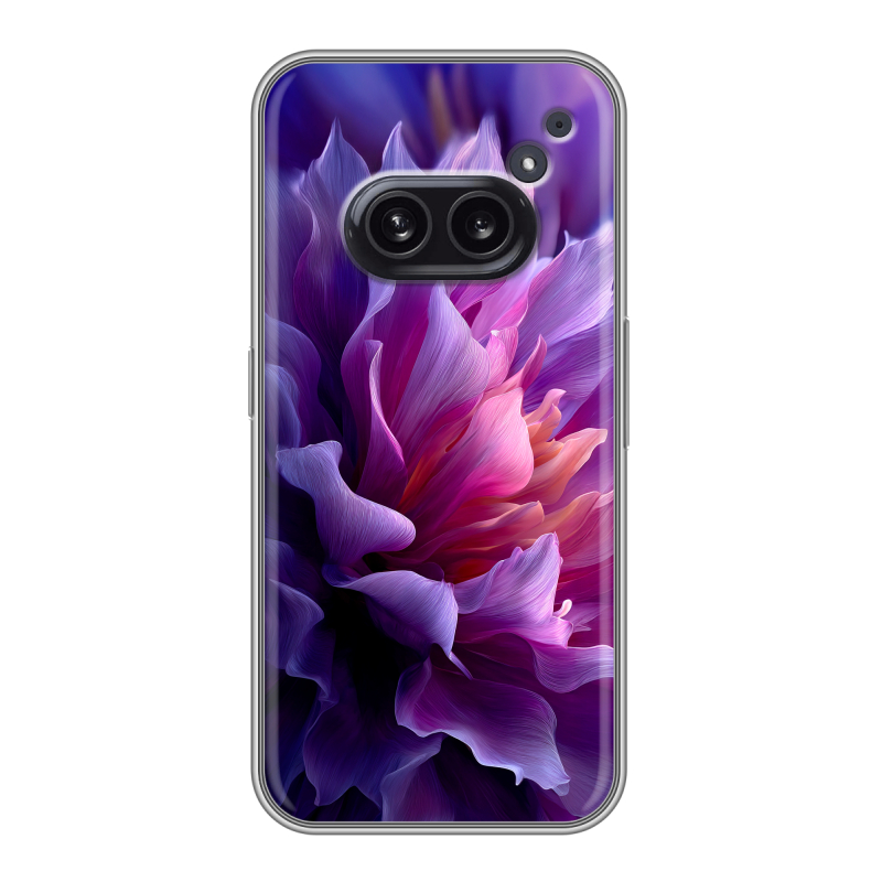Силиконовый чехол на Nothing Phone (2a) с принтом женский цветы Силиконовый чехол на Nothing Phone (2a) с принтом женский цветы